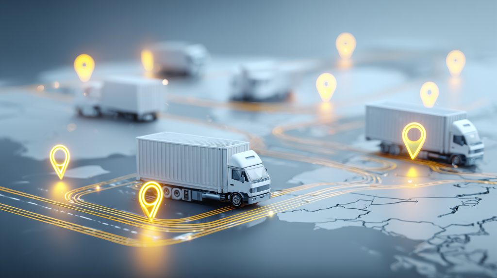 planowanie tras transportowych z wykorzystaniem systemu logistycznego i mapy
